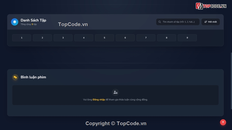 Source Code Xem Phim,Theme Xem Phim Đẹp,Code Web Tích Hợp game Online,Giao Diện Tinanime,Code Web Xem Phim